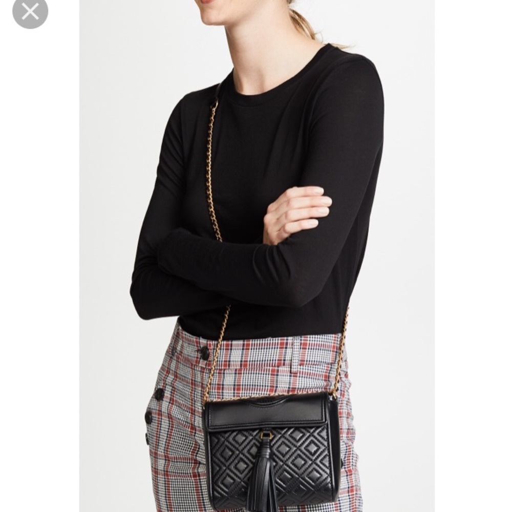 New Tory Burch Fleming convertible box cross-body